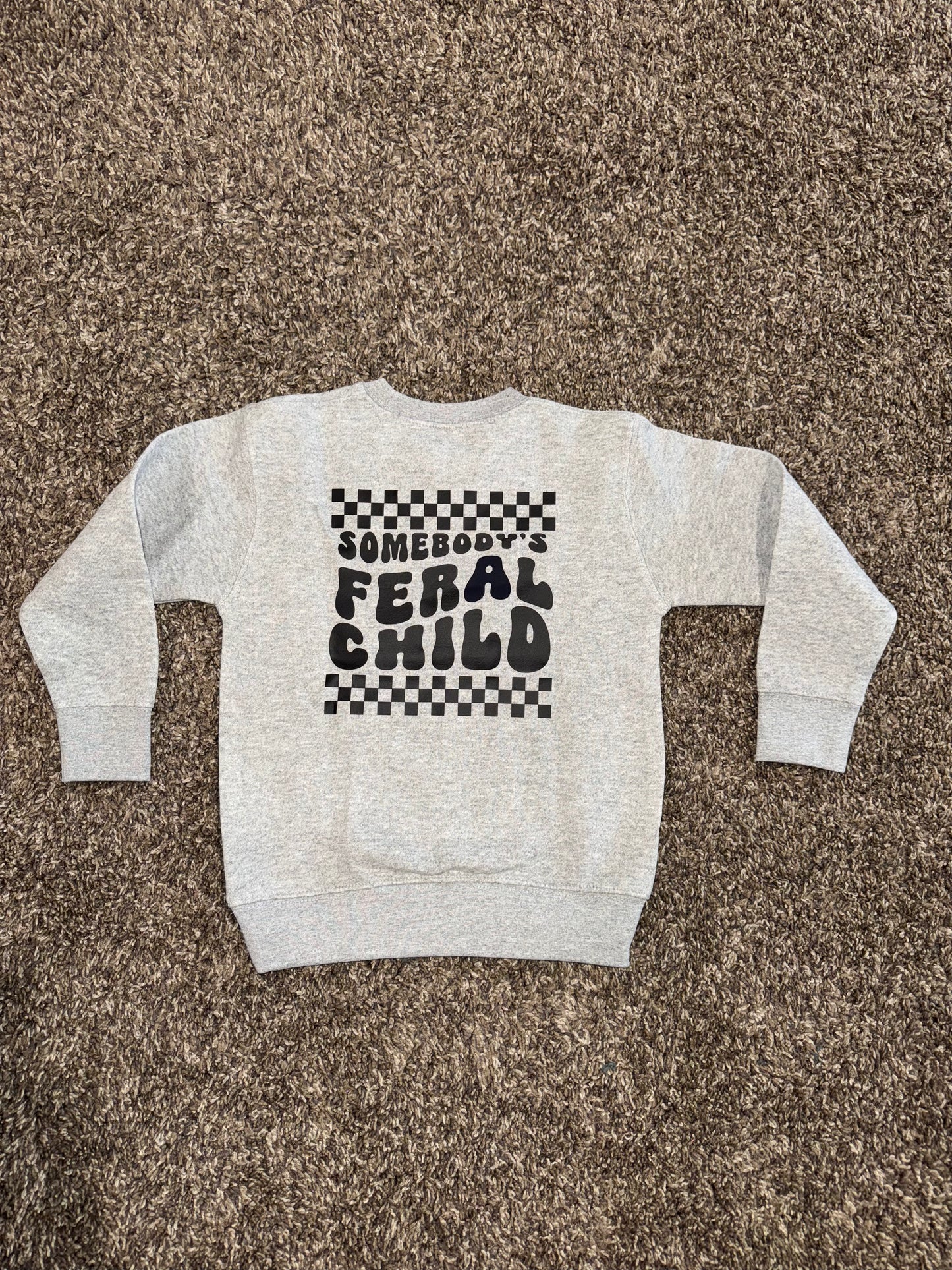Feral Child Crewneck - Grey