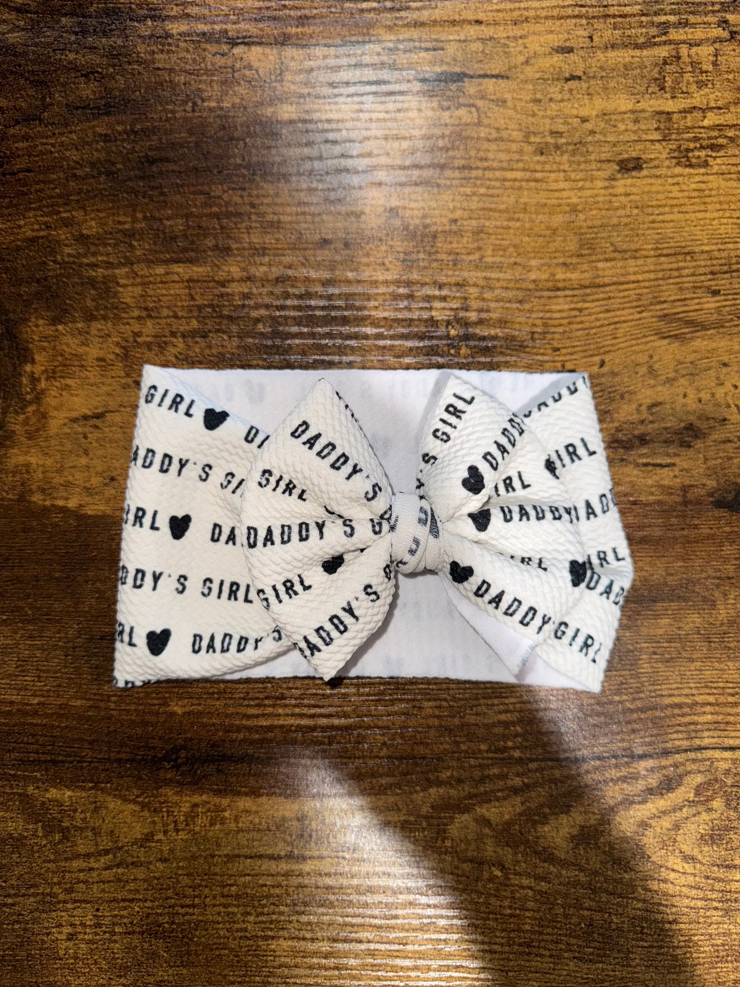 Daddy's Girl Headwrap Bow