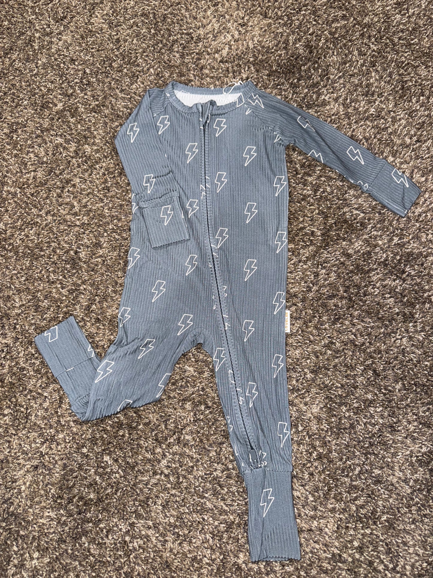Blue Bolt Romper