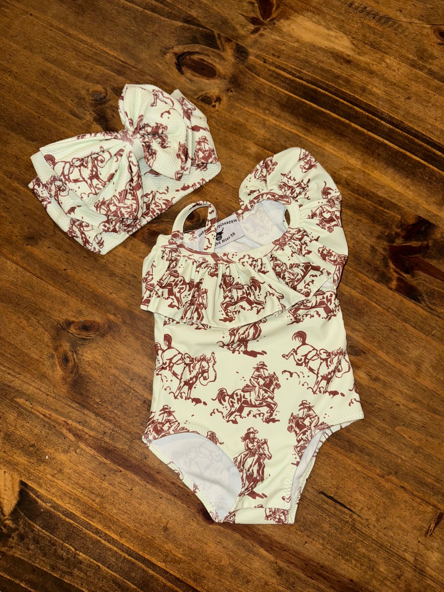 Cowgirl One Piece Swimsuit