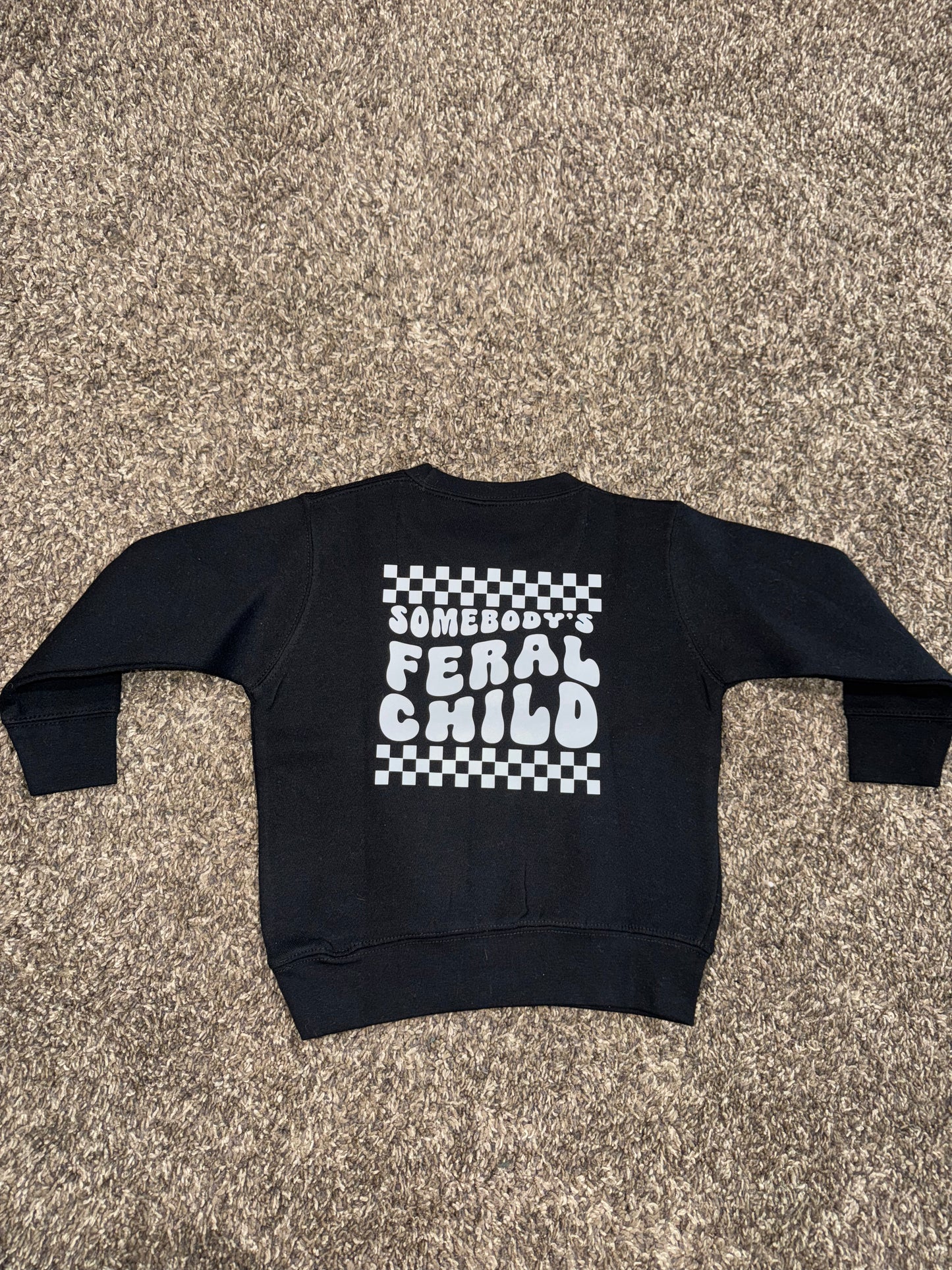 Feral Child Crewneck - Black
