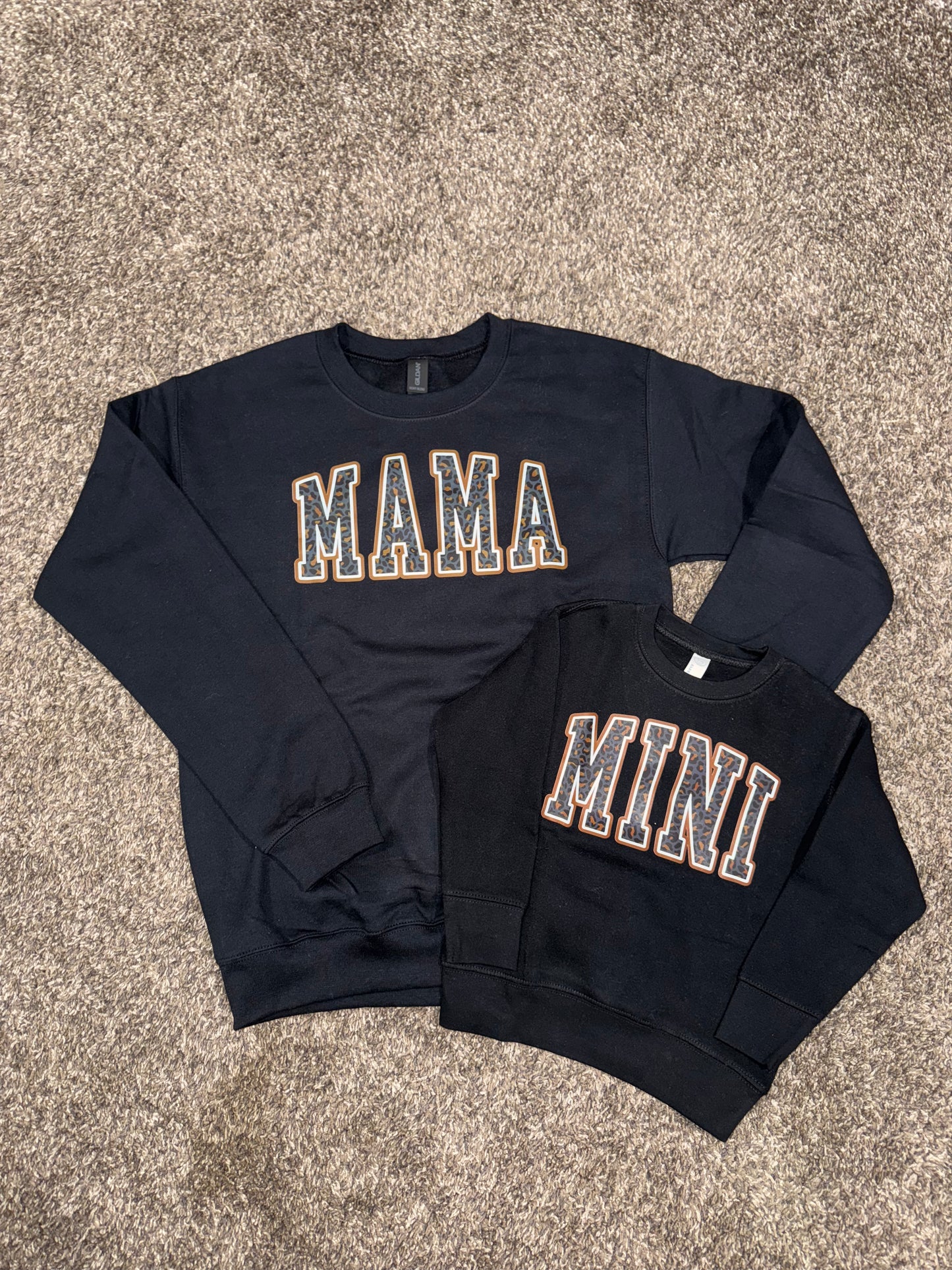 Leopard Mama & Mini Matching Sweatshirts - "Mini"