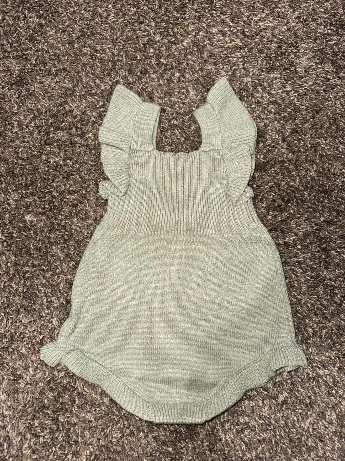 Knitted JumpSuit Green