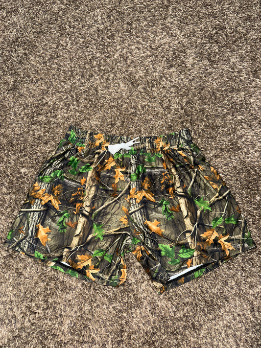 Leaves Camo Swim Trunks