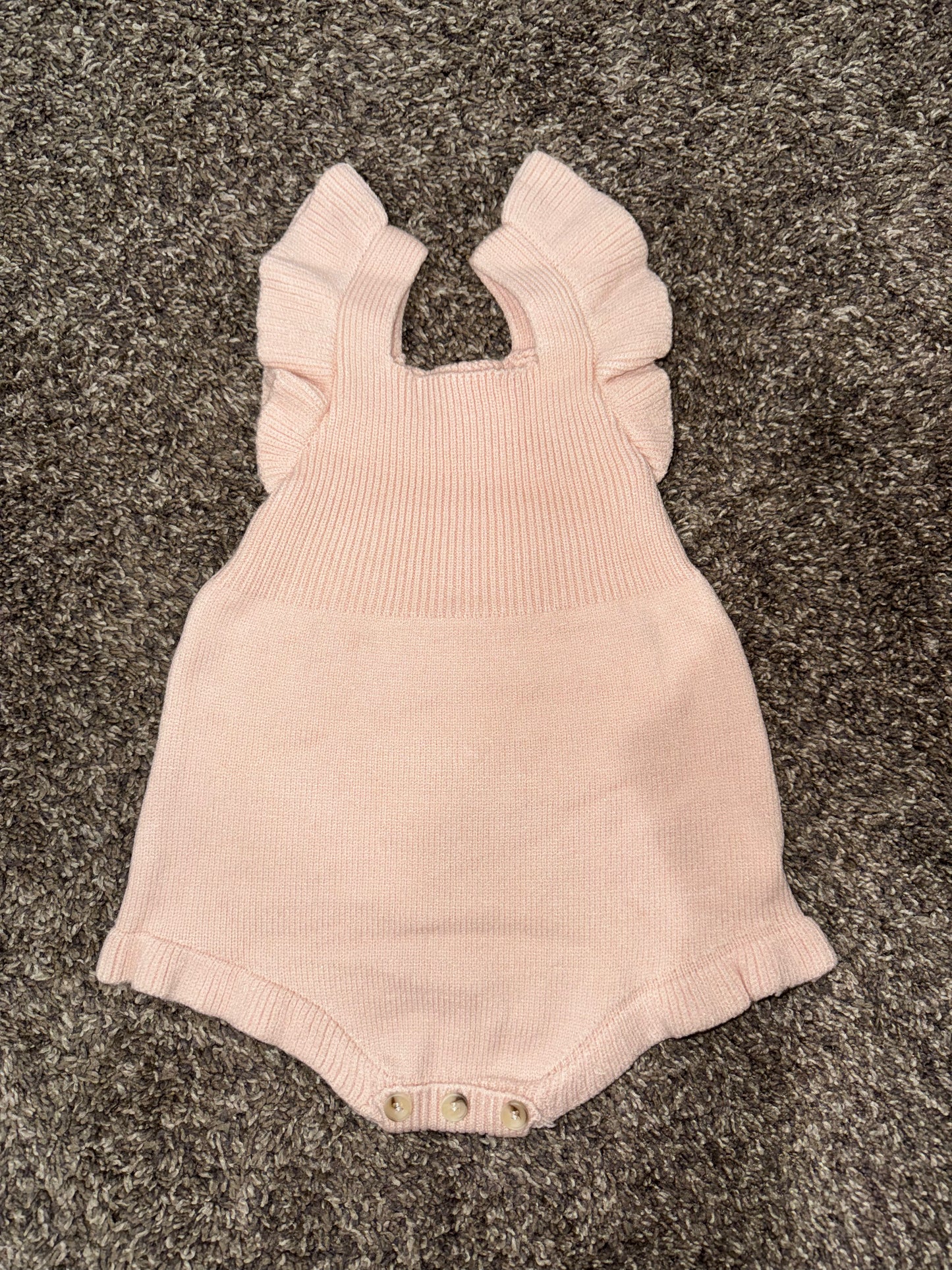 Knitted Jumpsuit Pink