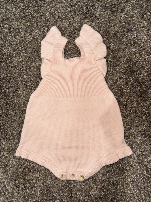 Knitted Jumpsuit Pink